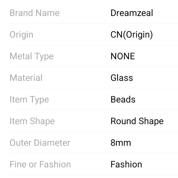 Handmade glass bead ceramic pink 🍓 charm bracelet w/matching earrings. - Picture 8 of 8